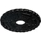 Ekena Millwork Kendall Train Station Medallion (Canopies up to 3 7/8"), 18 1/2"OD x 3 7/8"ID x 1"P, Black Pearl CM18KDBPS - alternate 3